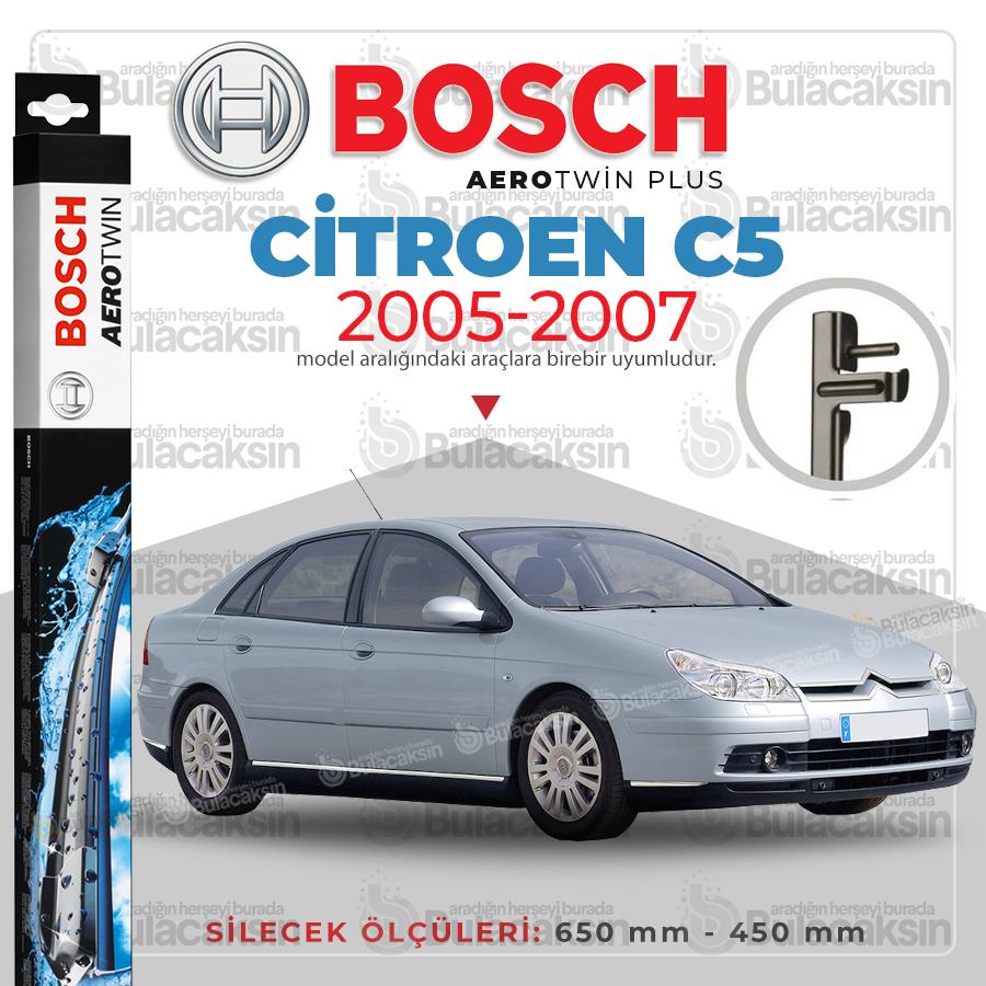 Citroen C5 Muz Silecek Takımı (2005-2007) Bosch Aerotwin