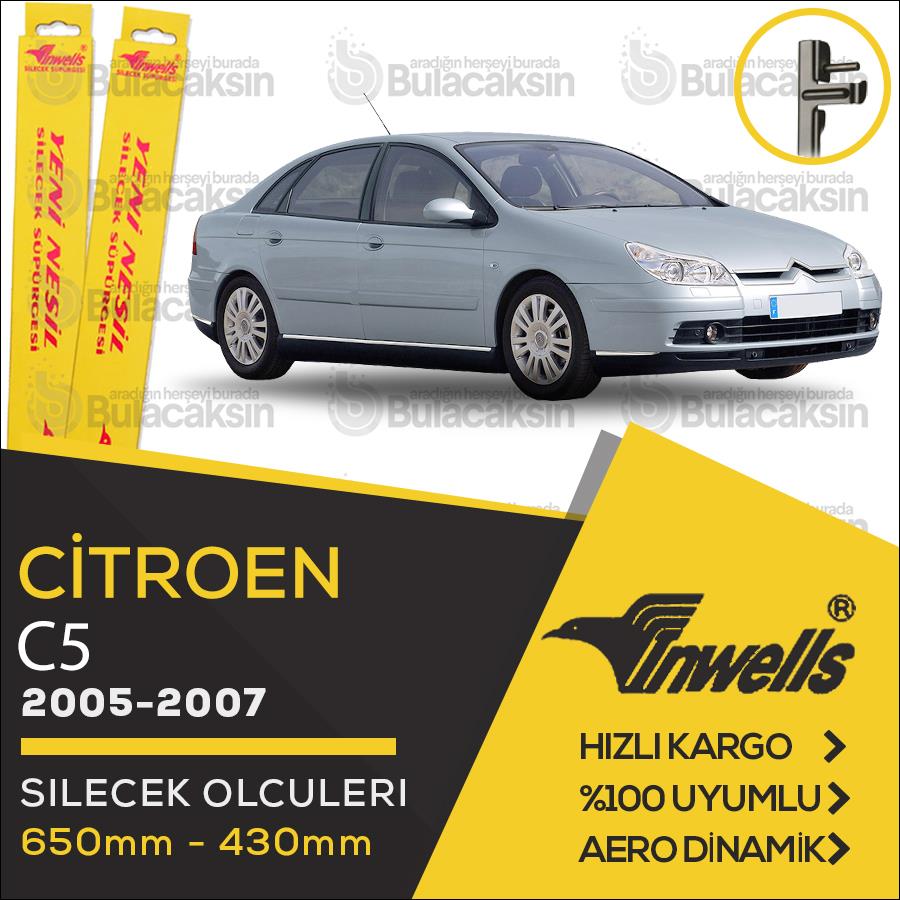 Citroen C5 Muz Silecek Takımı (2005-2007) İnwells