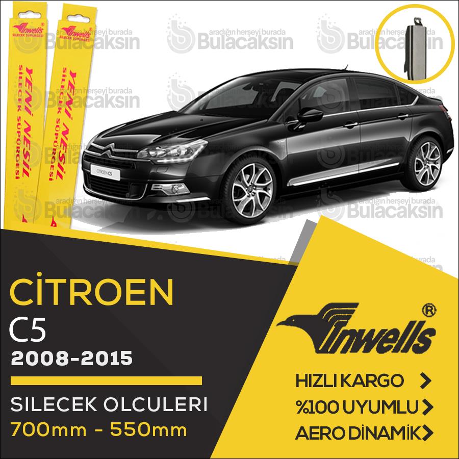 Citroen C5 Muz Silecek Takımı (2008-2015) İnwells