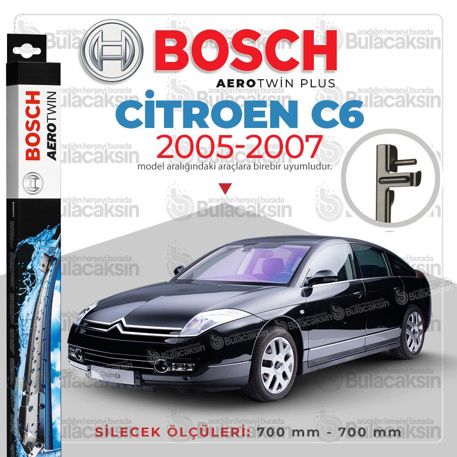 Citroen C6 Muz Silecek Takımı (2005-2007) Bosch Aerotwin