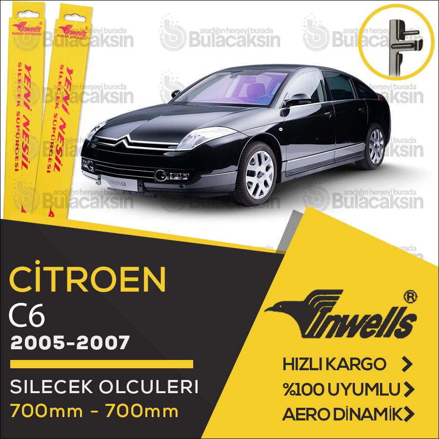 Citroen C6 Muz Silecek Takımı (2005-2007) İnwells