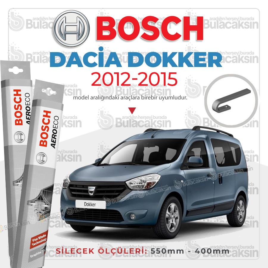 Dacia Dokker Muz Silecek Takımı (2012-2015) Bosch Aeroeco