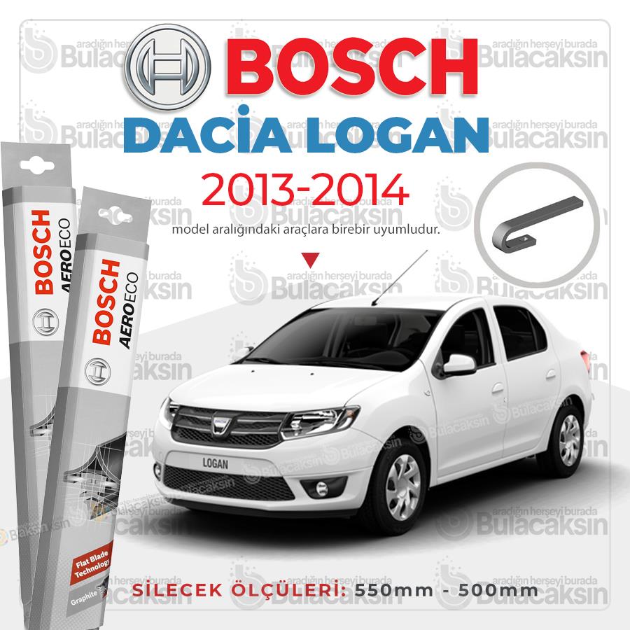 Dacia Logan 2 Muz Silecek Takımı (2013-2014) Bosch Aeroeco