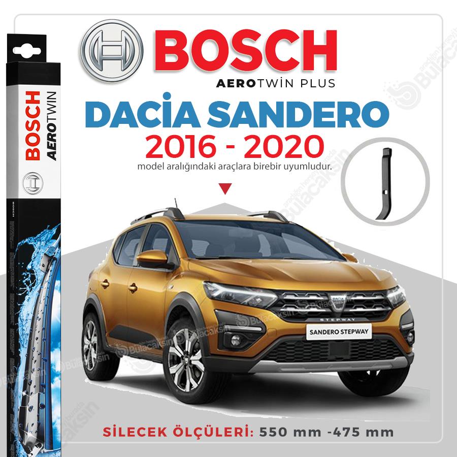 Dacia Sandero Muz Silecek Takımı (2016-2020) Bosch Aerotwin