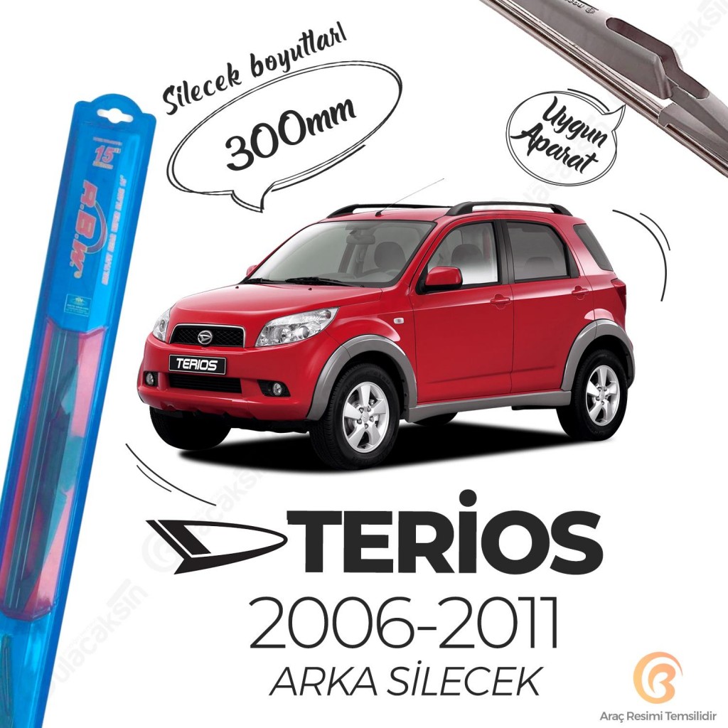 Daihatsu Terios Arka Silecek (2006-2011) Rbw