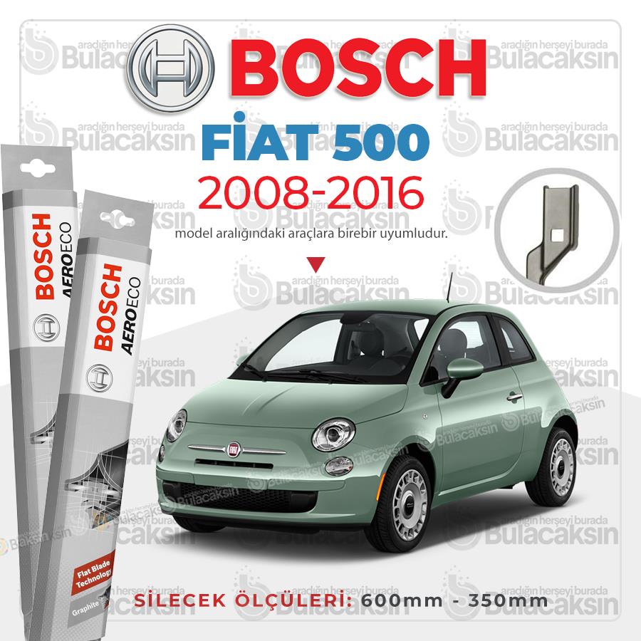 Fiat 500 Muz Silecek Takımı (2008-2016) Bosch Aeroeco