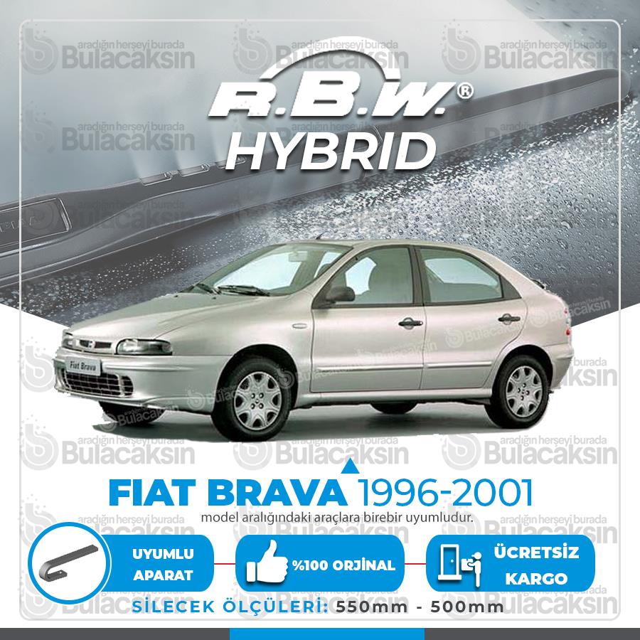 Fiat Brava Ön Silecek Takımı (1996-2001) Rbw Hibrit