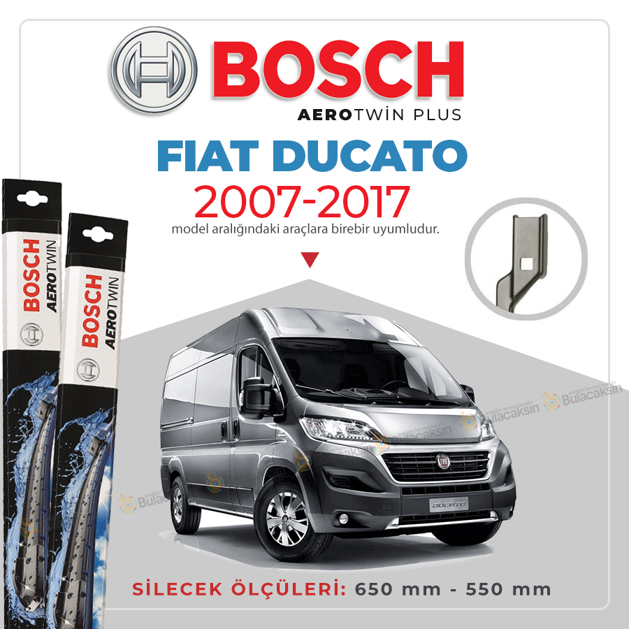 Fiat Ducato Muz Silecek Takımı (2007-2017) Bosch Aerotwin