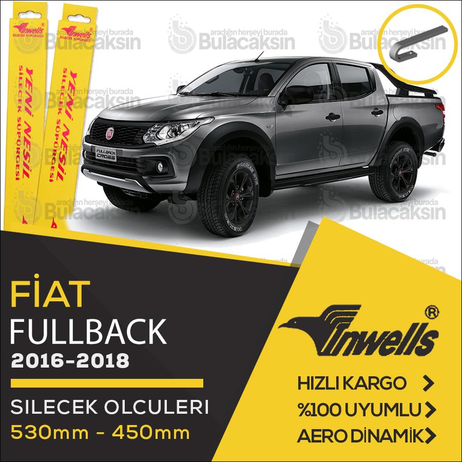 Fiat Fullback Muz Silecek Takımı (2016-2018) İnwells