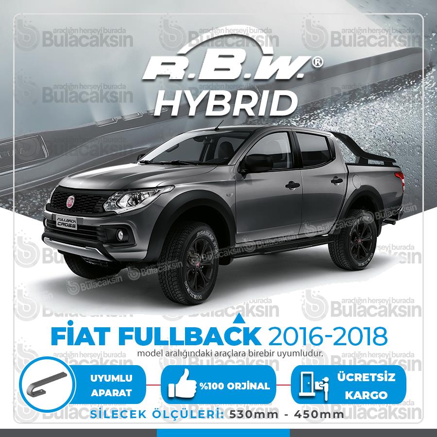 Fiat Fullback Ön Silecek Takımı (2016-2018) Rbw Hibrit