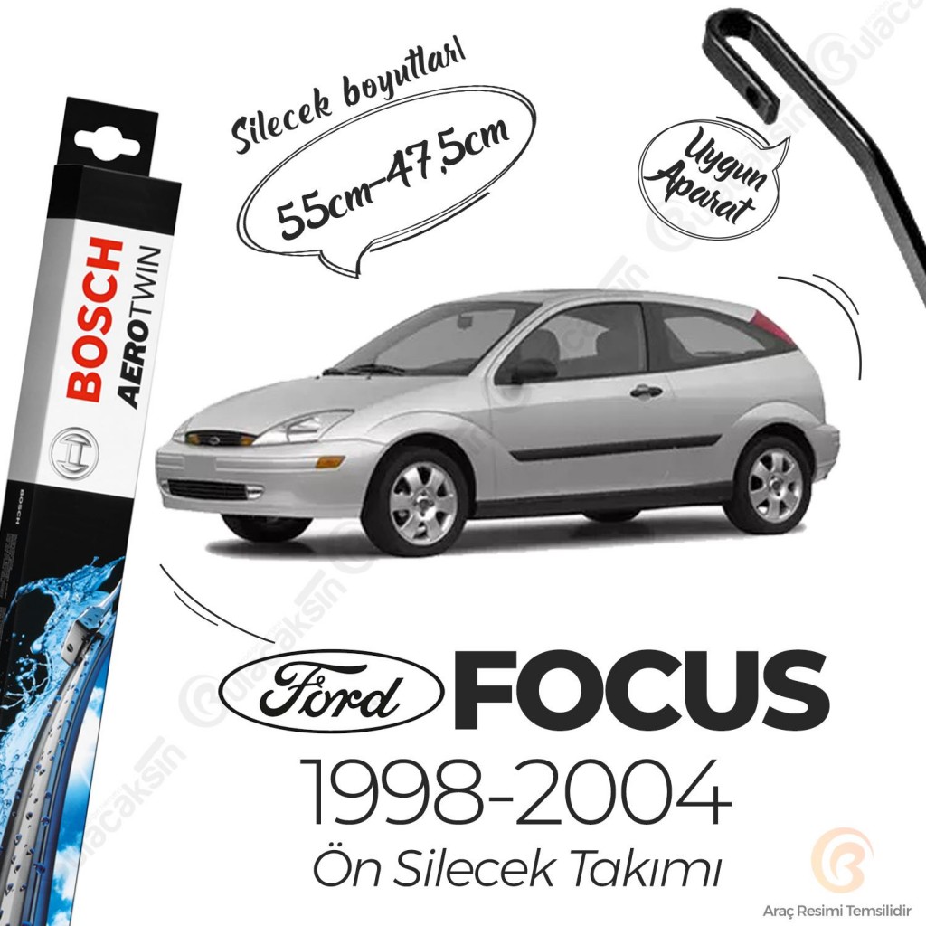 Ford Focus Muz Silecek Takımı (1998-2004) Bosch Aerotwin
