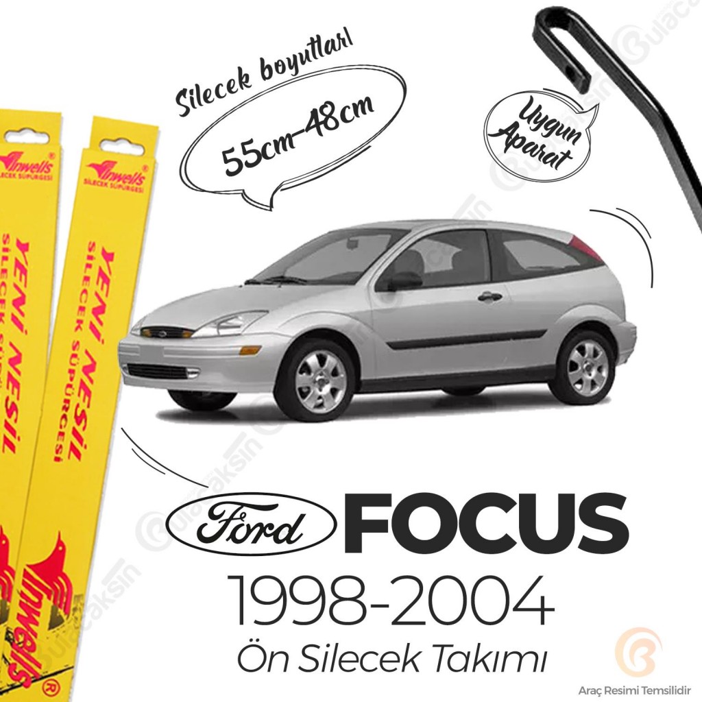 Ford Focus Muz Silecek Takımı (1998-2004) İnwells