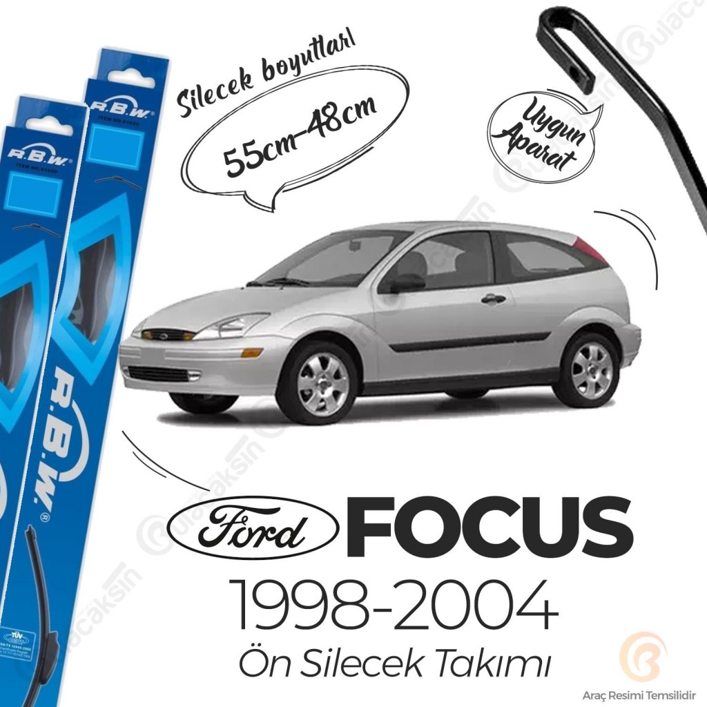 Ford Focus Muz Silecek Takımı (1998-2004) Rbw