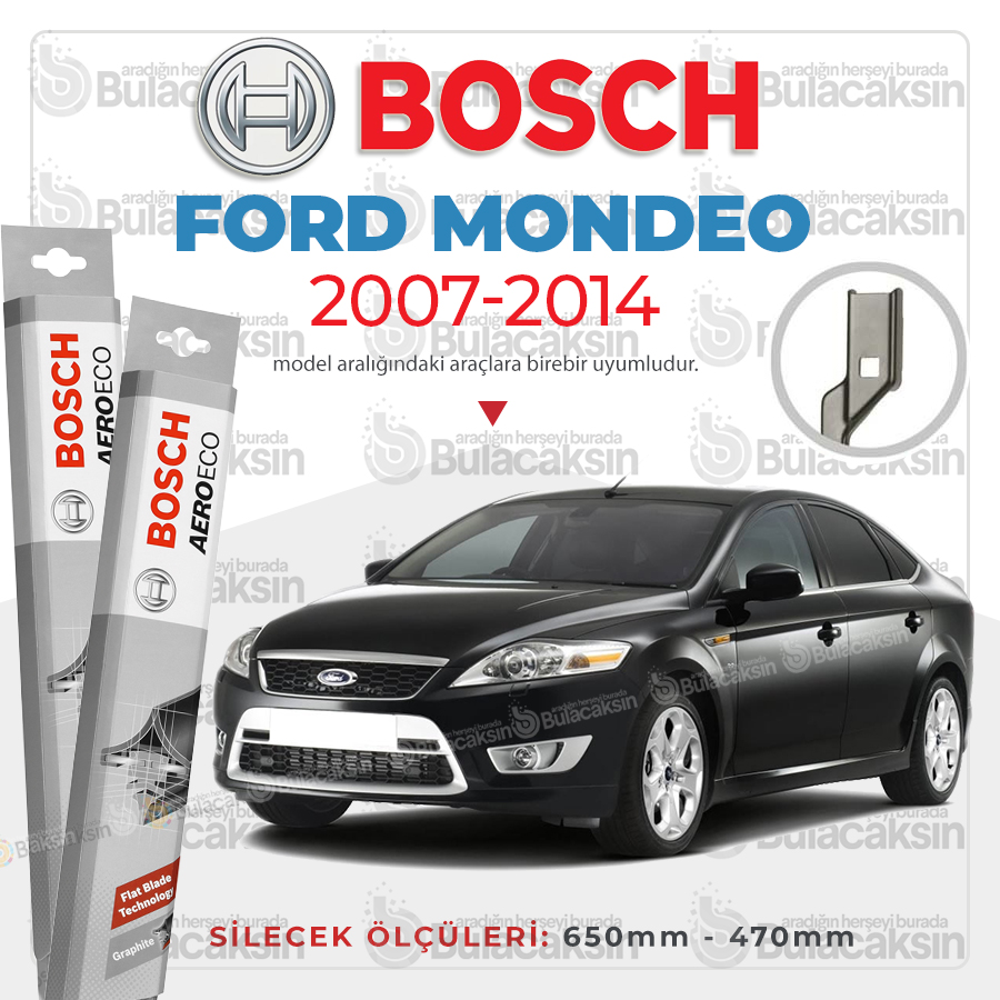 Ford Mondeo Muz Silecek Takımı (2007-2014) Bosch Aeroeco