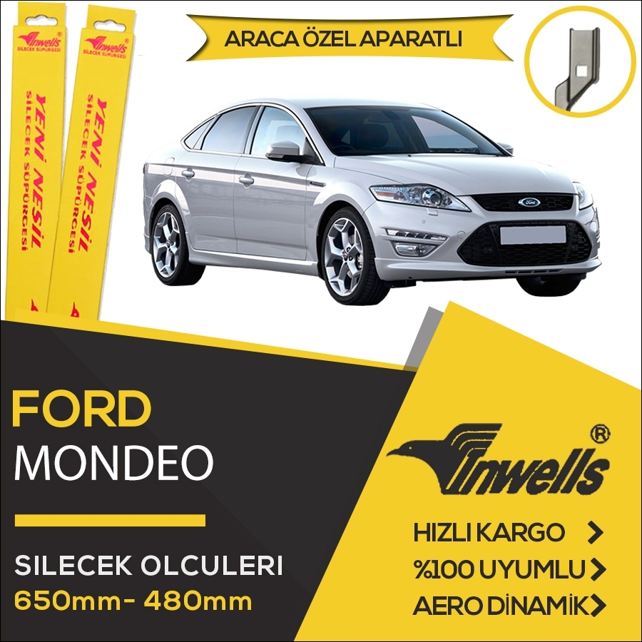 Ford Mondeo Muz Silecek Takımı (2007-2014) İnwells