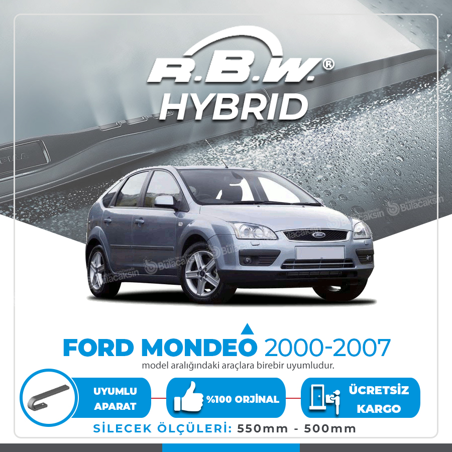 Ford Mondeo Ön Silecek Takımı (2000-2007) Rbw Hibrit