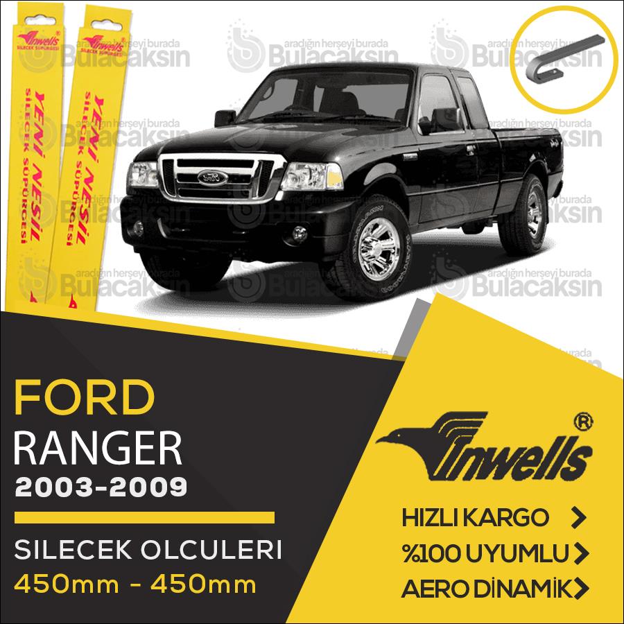 Ford Ranger Muz Silecek Takımı (2003-2009) İnwells