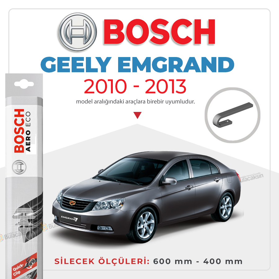 Geely Emgrand Muz Silecek Takımı (2010-2013) Bosch Aeroeco