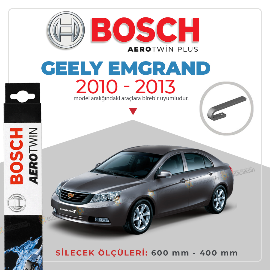 Geely Emgrand Muz Silecek Takımı (2010-2013) Bosch Aerotwin