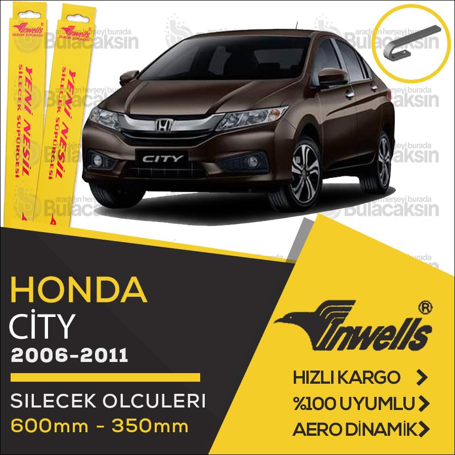 Honda City Muz Silecek Takımı (2006-2011) İnwells