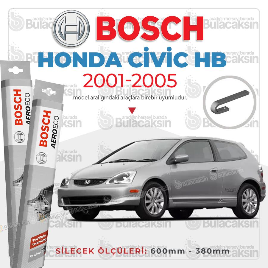 Honda Civic Hb Muz Silecek Takımı (2001-2005) Bosch Aeroeco