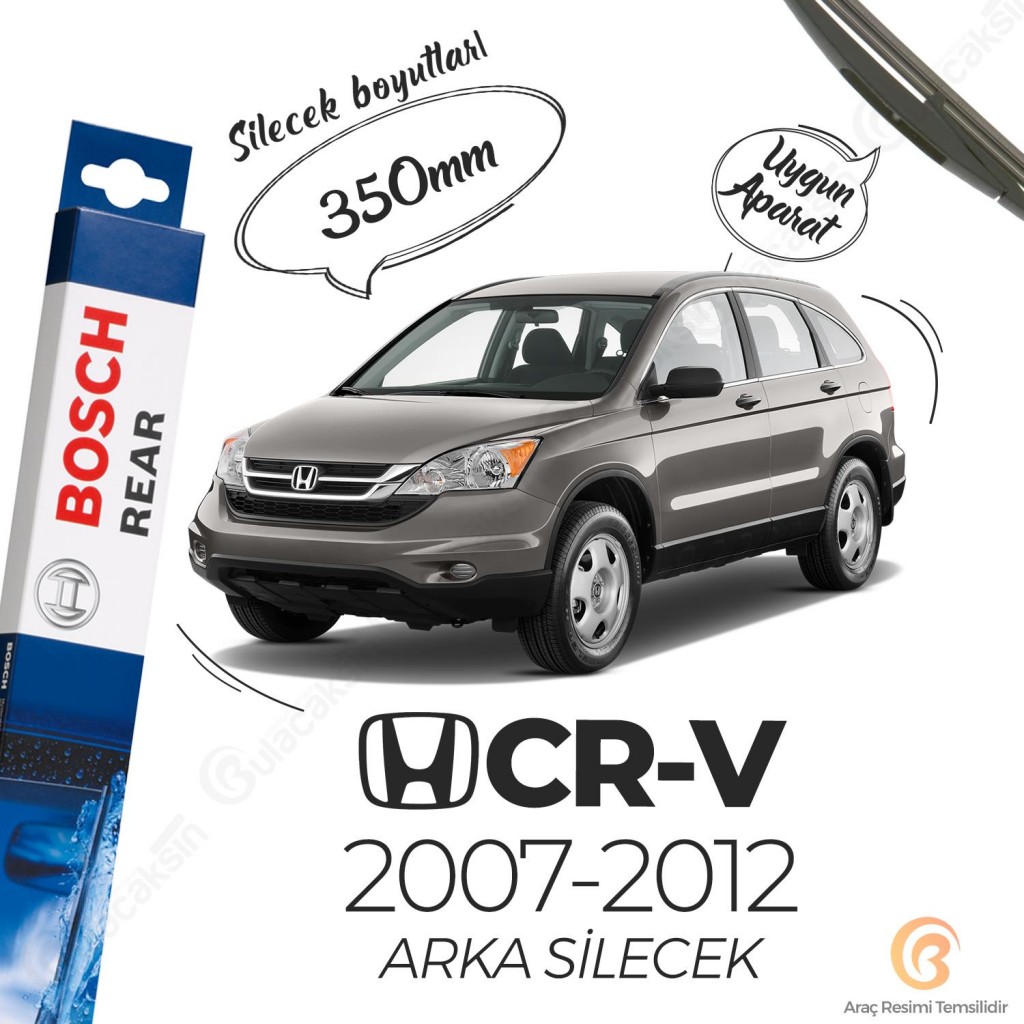 Honda Cr-V Arka Silecek (2007 - 2012) Bosch Rear H354