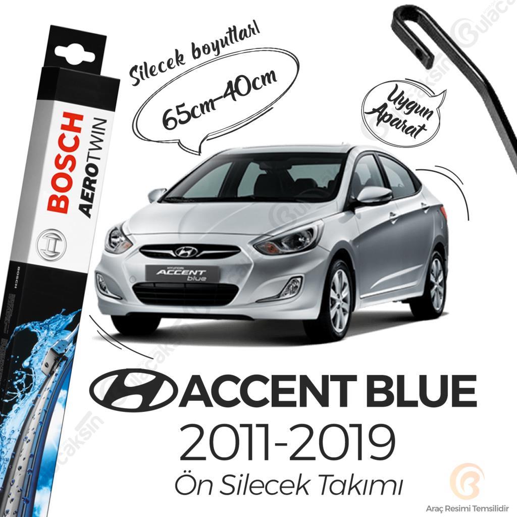 Hyundai Accent Blue Muz Silecek Takımı (2011-2019) Bosch Aerotwin