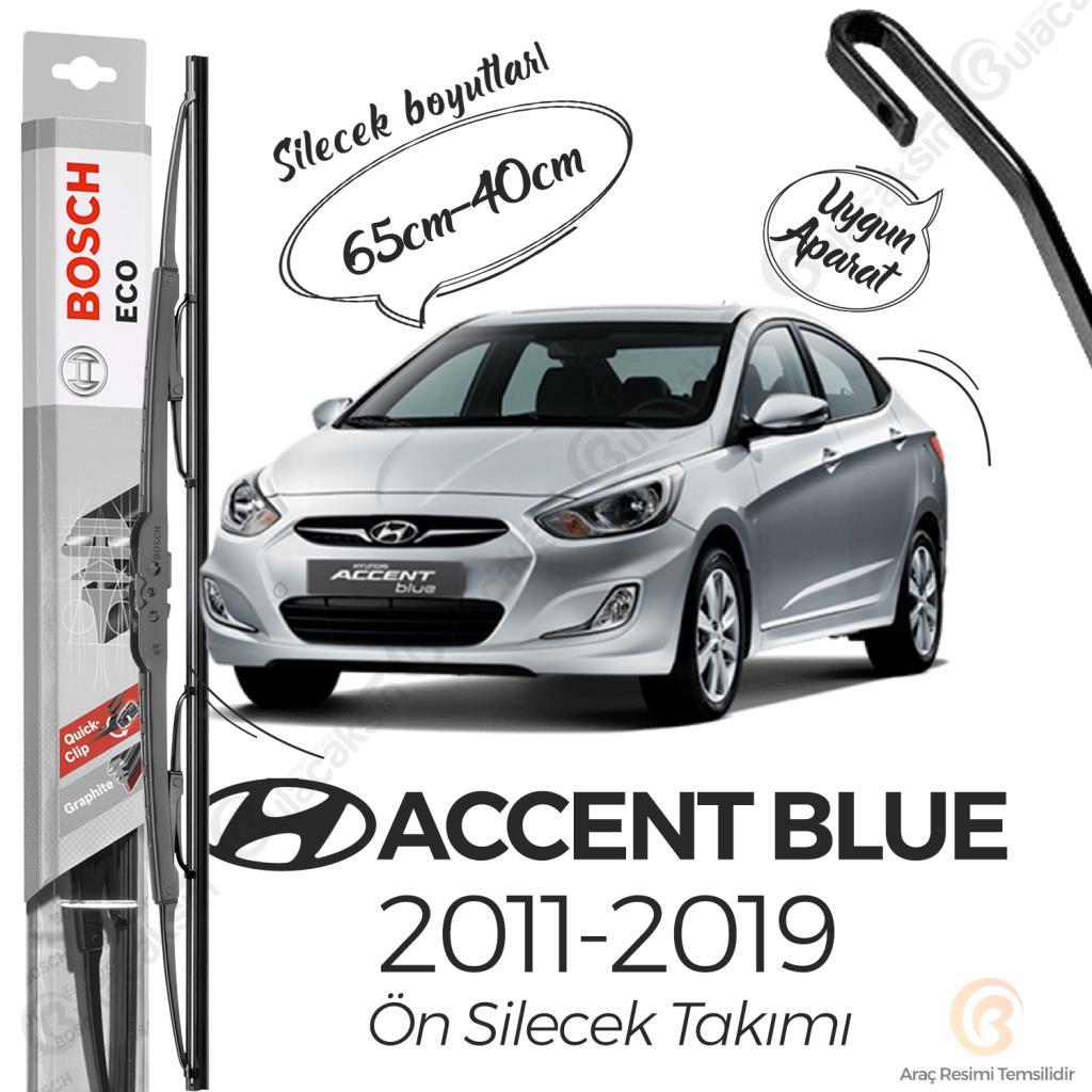 Hyundai Accent Blue Ön Silecek Takımı (2011-2019) Bosch Eco