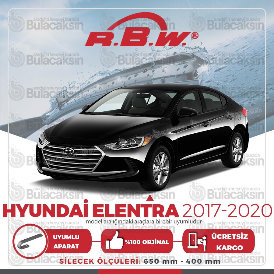 Hyundai Elantra Muz Silecek Takımı (2017-2020) Rbw