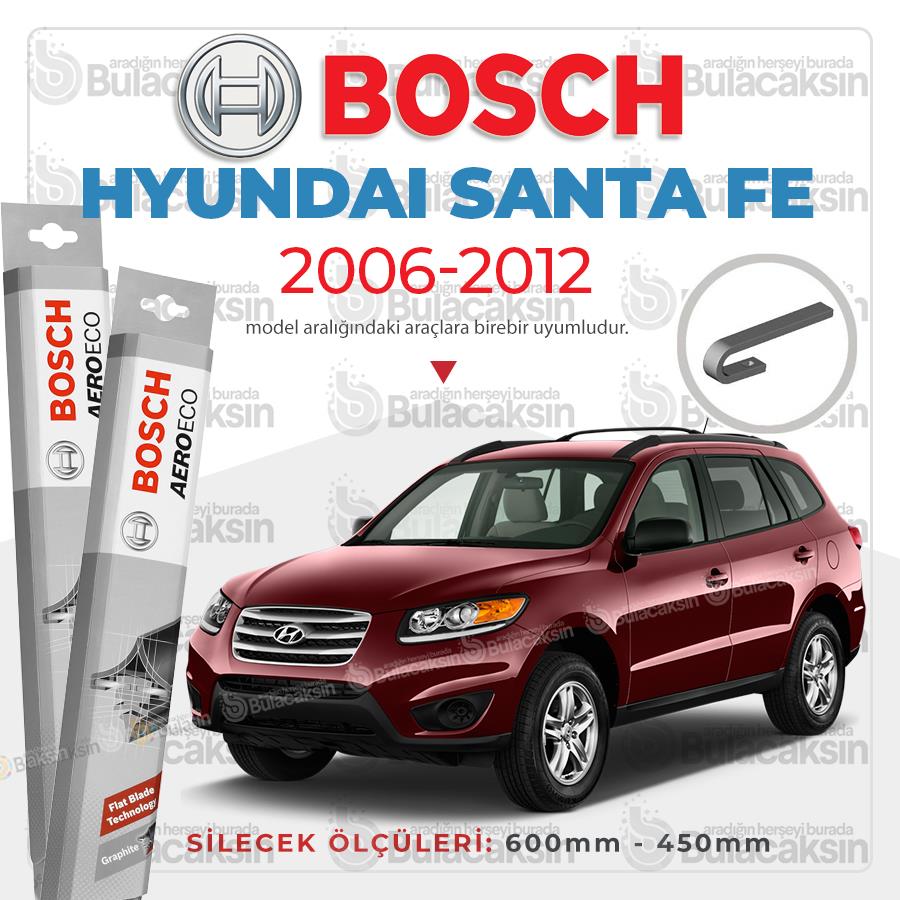 Hyundai Santa Fe Muz Silecek Takımı (2006-2012) Bosch Aeroeco