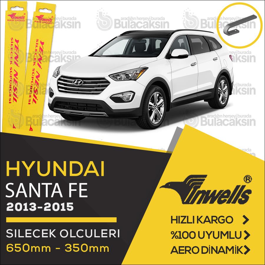 Hyundai Santa Fe Muz Silecek Takımı (2013-2015) İnwells