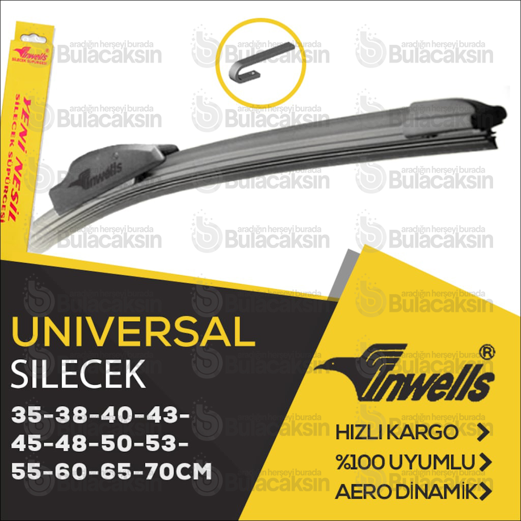Inwells Universal Muz Silecek 35-38-40-43-45-48-50-53-55-60-65-70