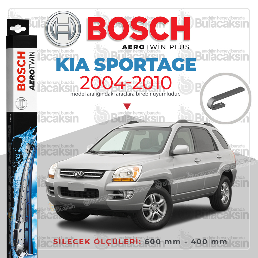 Kia Sportage Muz Silecek Takımı (2004-2010) Bosch Aerotwin