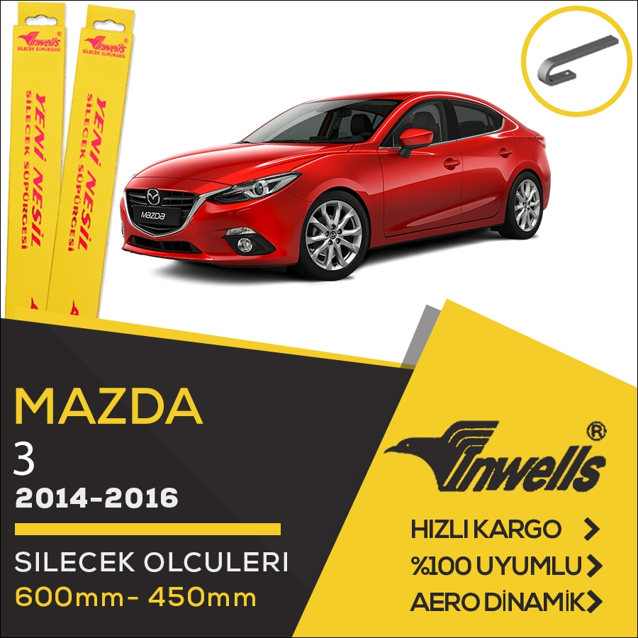 Mazda 3 Hb Muz Silecek Takımı (2014-2016) İnwells