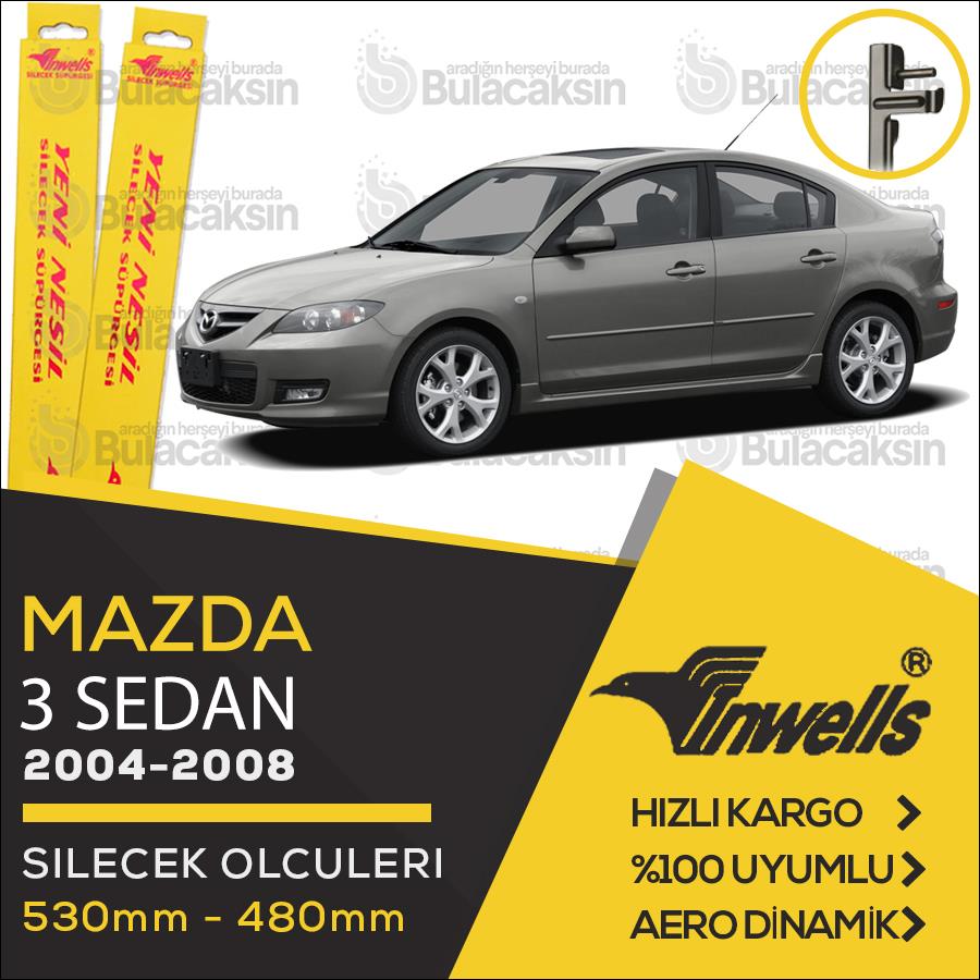 Mazda 3 Sedan Muz Silecek Takımı (2004-2008) İnwells