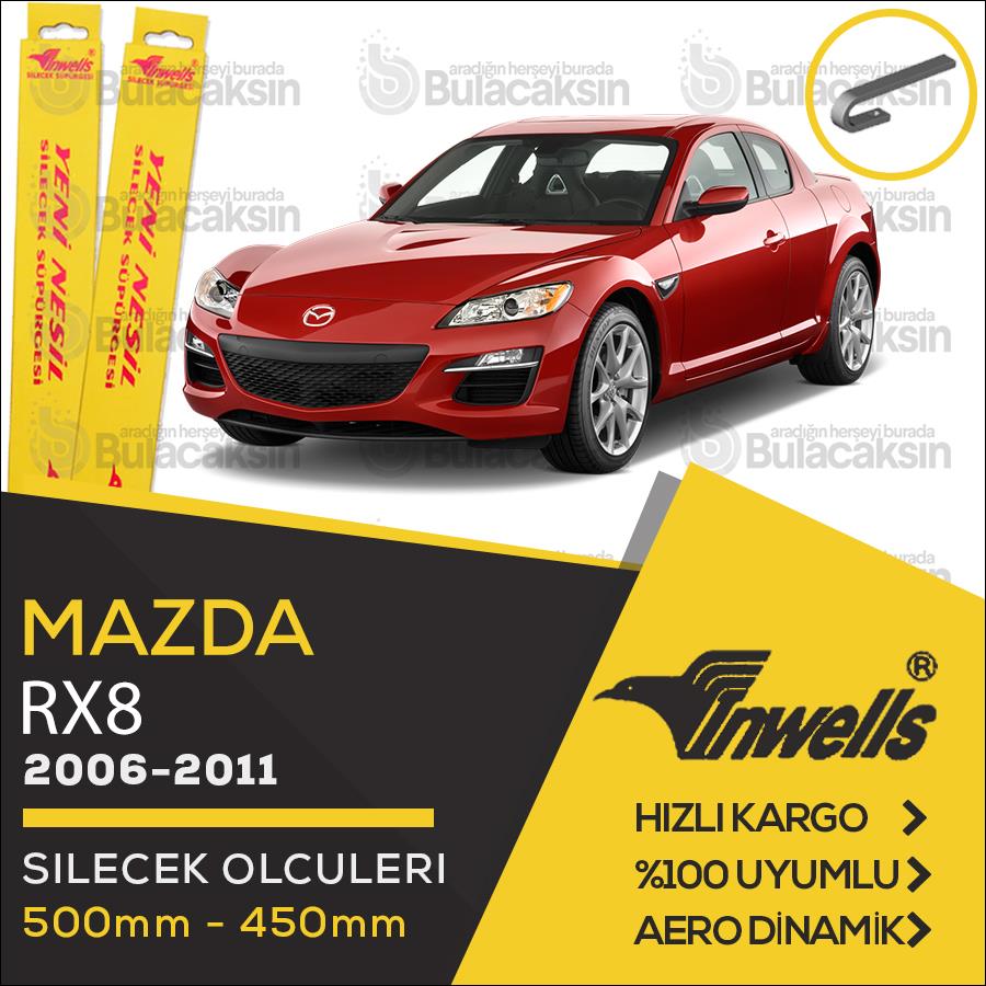 Mazda Rx8 Muz Silecek Takımı (2006-2011) İnwells