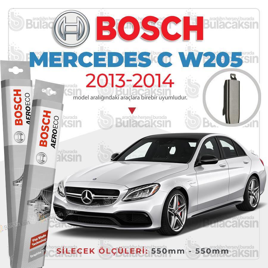 Mercedes C W205 Muz Silecek Takımı (2013-2014) Bosch Aeroeco