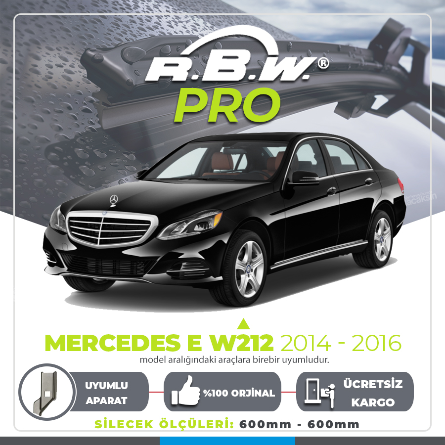 Mercedes E W212 Muz Silecek Takımı (2014-2016) Rbw Pro