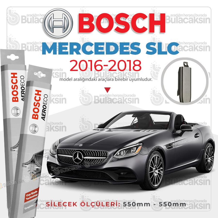 Mercedes Slc Muz Silecek Takımı (2016-2018) Bosch Aeroeco