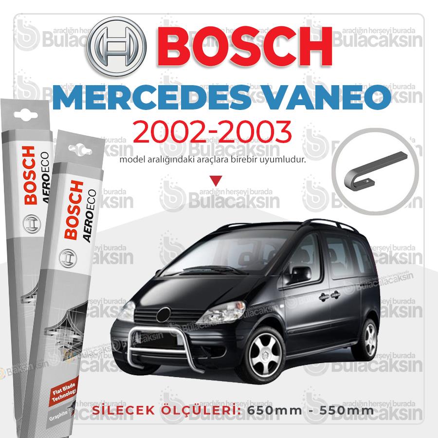 Mercedes Vaneo Muz Silecek Takımı (2002-2003) Bosch Aeroeco