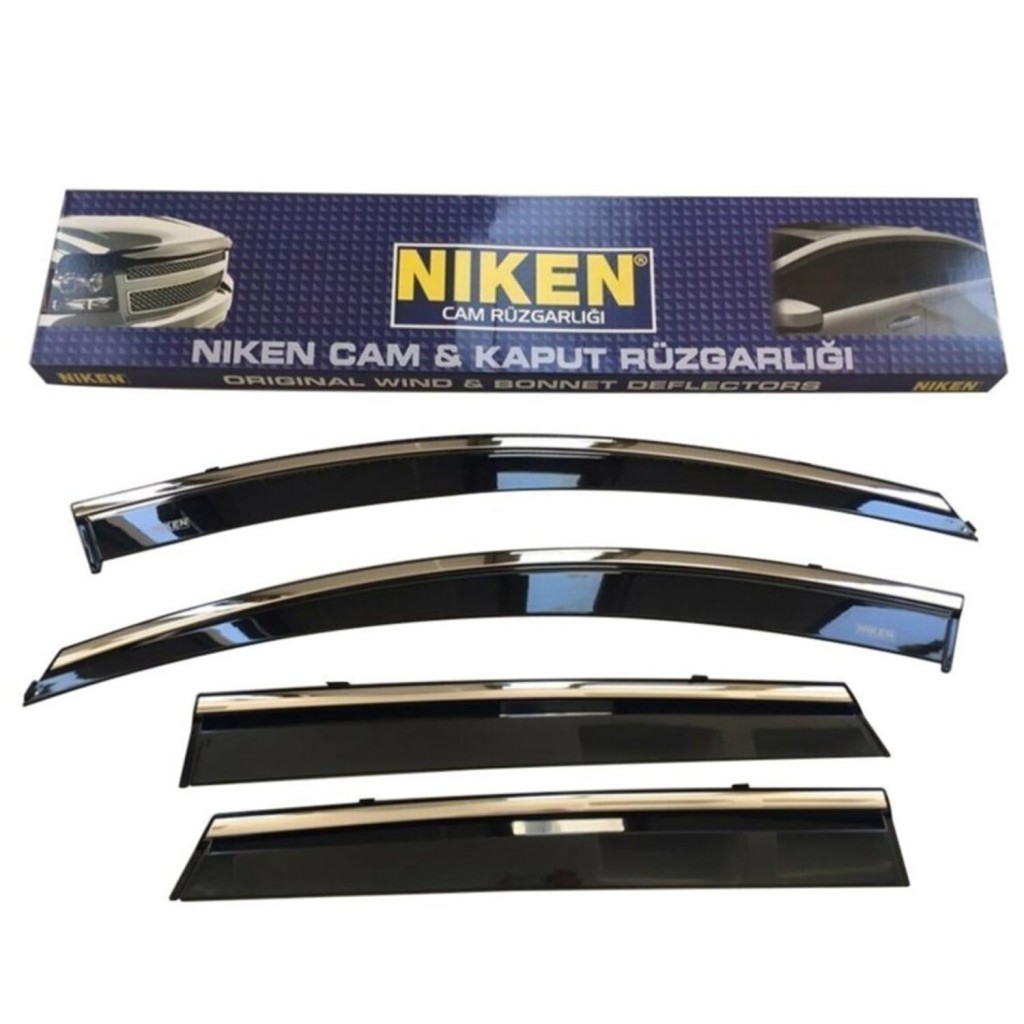 Niken Kromlu Cam Rüzgarlığı Nissan Qashqai 2007-2013 Ile Uyumlu
