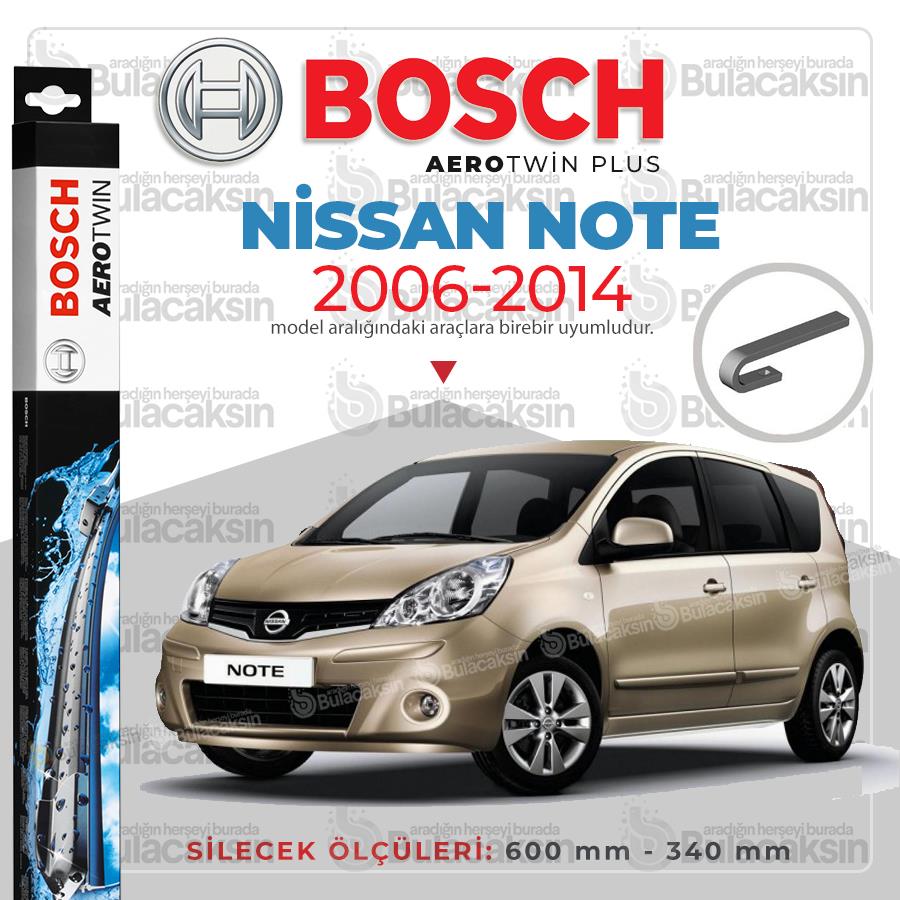 Nissan Note Muz Silecek Takımı (2006-2014) Bosch Aerotwin