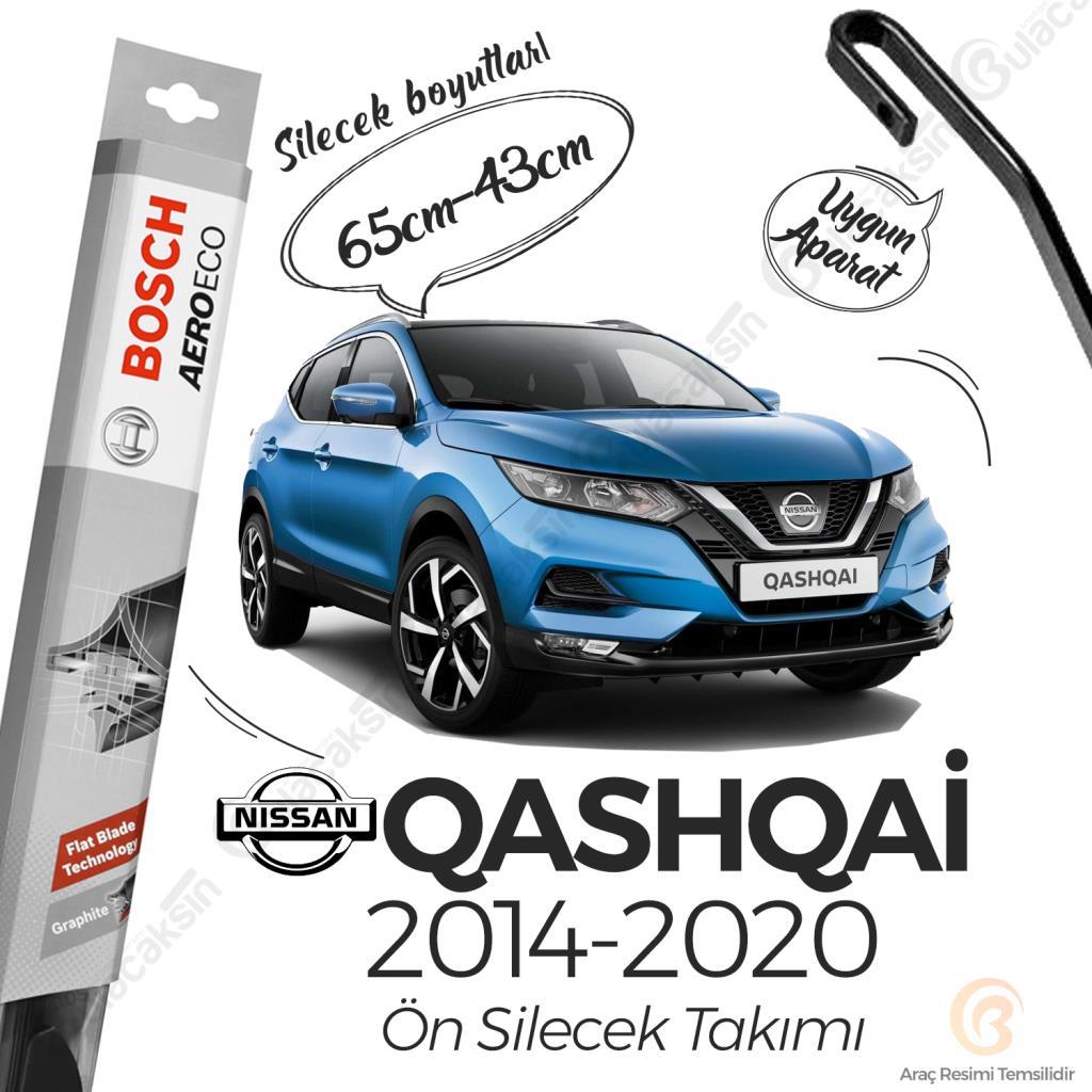 Nissan Qashqai Muz Silecek Takımı (2014-2020) Bosch Aeroeco