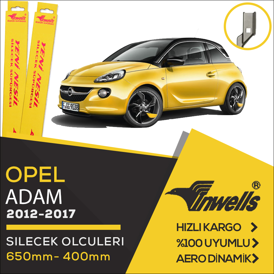 Opel Adam Muz Silecek Takımı (2013-2017) İnwells