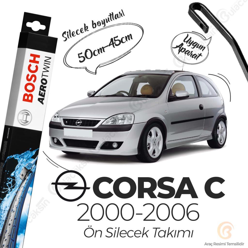 Opel Corsa C Muz Silecek Takımı (2000-2006) Bosch Aerotwin