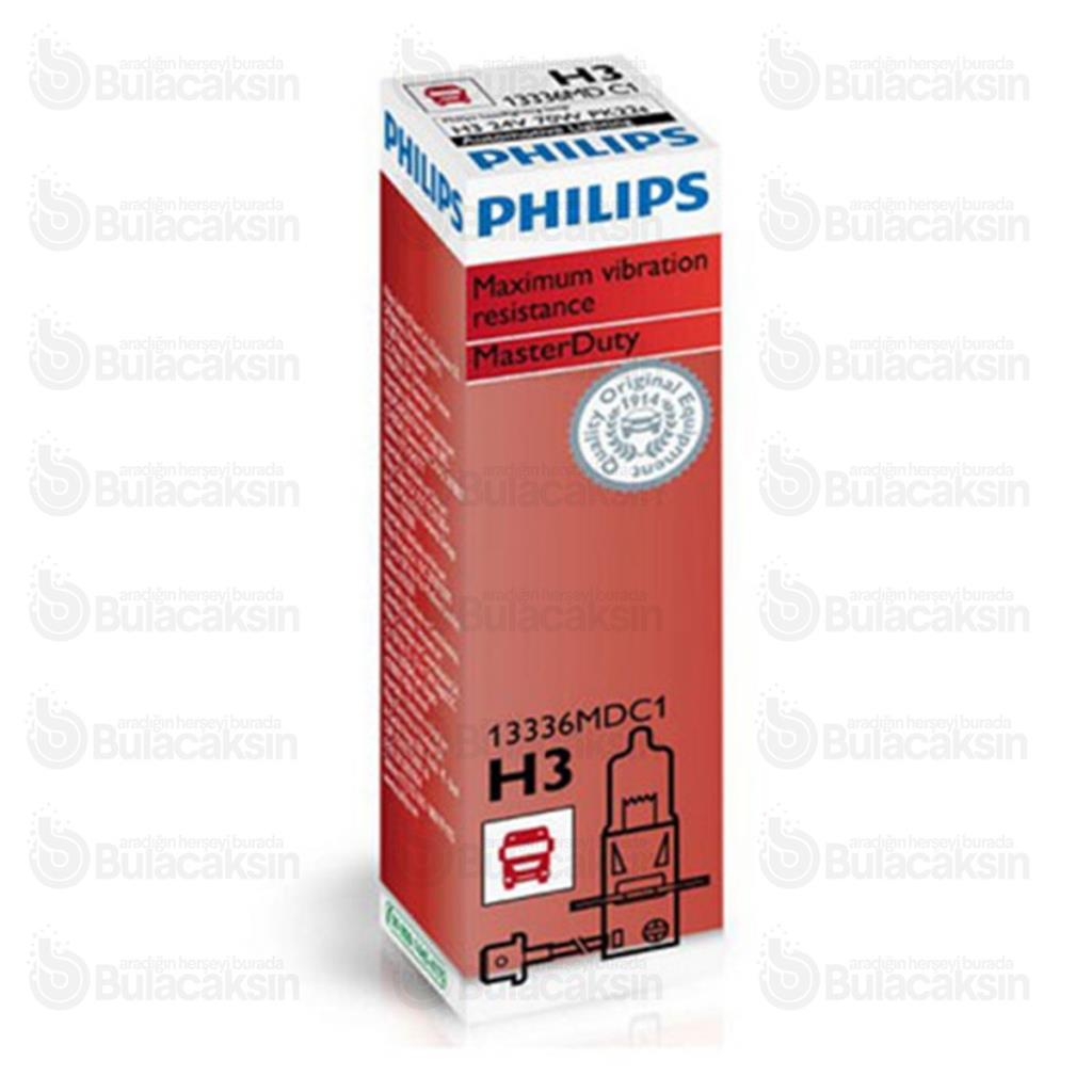 Philips H3 Ampul 24V 70W 13336Mdc1