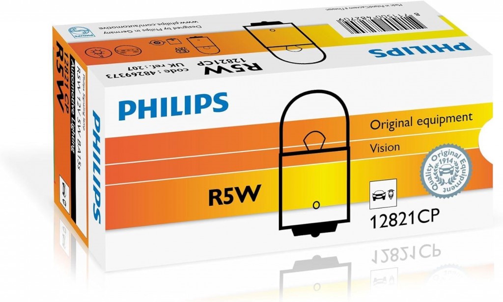 Philips Minyatür Vision 11X39 12V 5W Sofit 12844Cp - 10 Adet