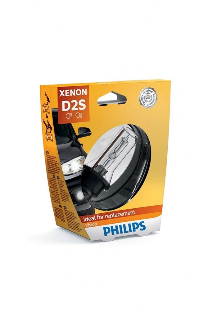 Philips Xenon D2S Zenon Ampul 4400K - 85122Vis1