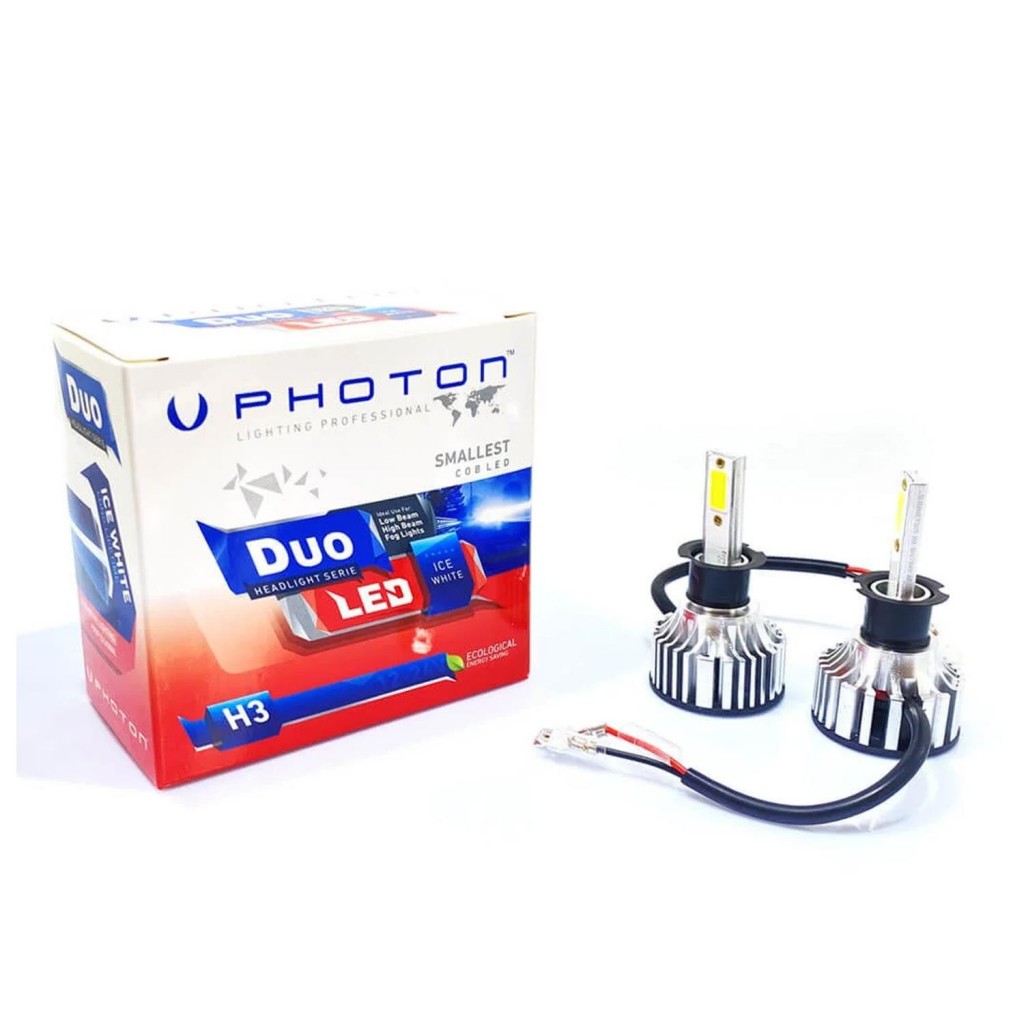 Photon Duo Serisi Led Headlight Beyaz Işık 12V Led Xenon H3
