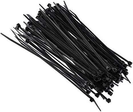 Plastik Cırt Kelepçe Kablo Bağı Siyah 100 Adet 3,6X370